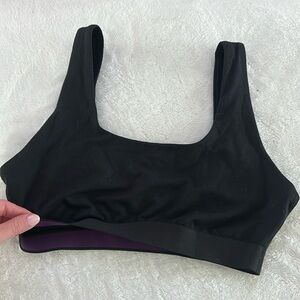 Meundies black sports bra size M